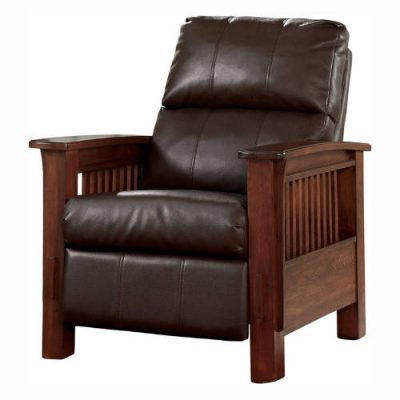 signature design by ashley mission style recliner